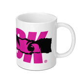 Bold Pink Black Design Motivational Mug product